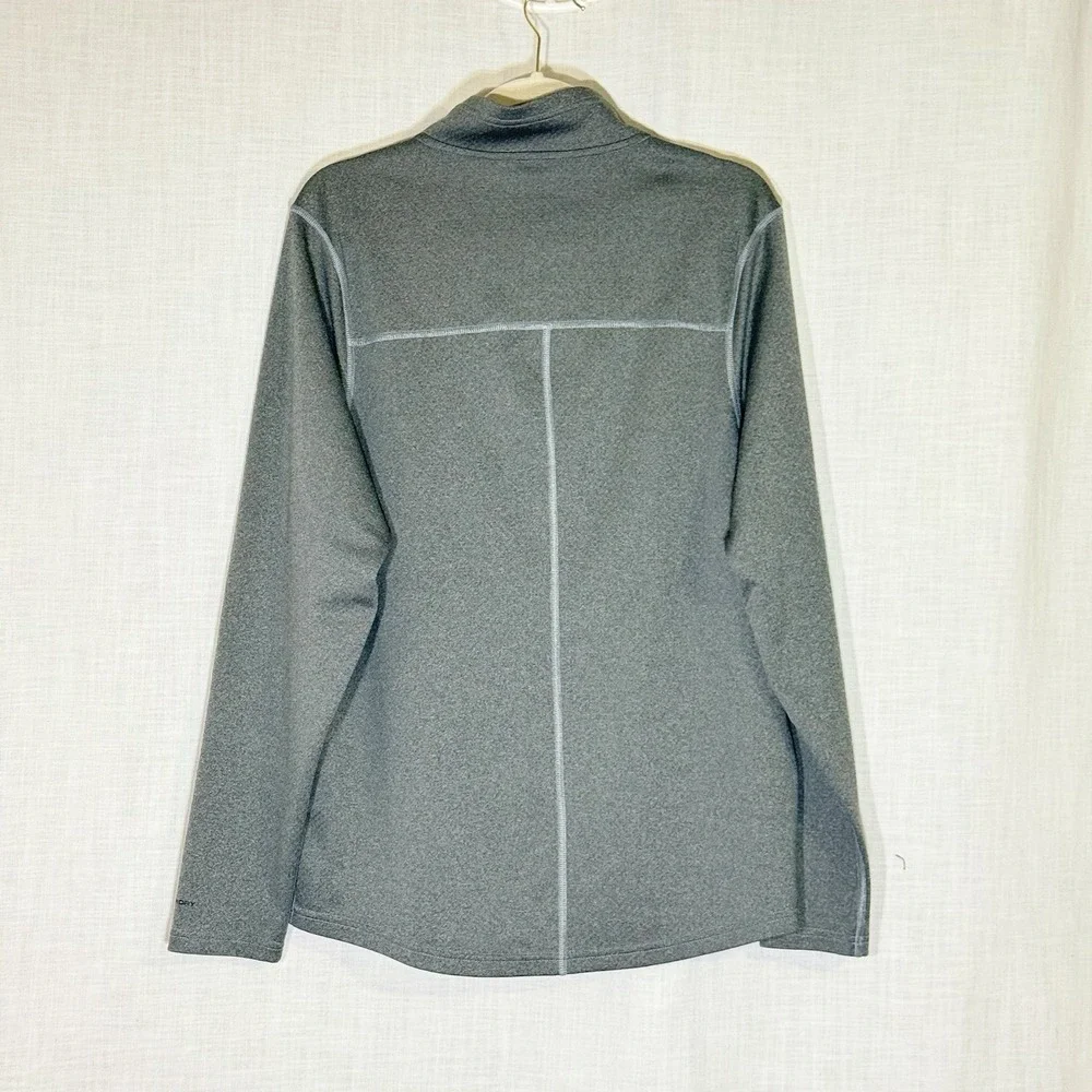 The North Face FlashDry 1/4 Zip Pullover Gray‎ Active Hiking Gym Men L Gorpcore